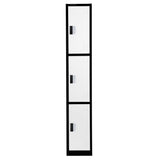72" H x 12" W Triple Tier Steel Storage Locker with Digital Lock,