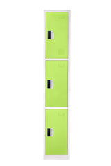 72" H x 12" W Triple Tier Steel Storage Locker with Digital Lock