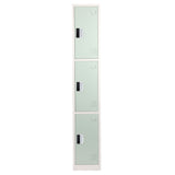 72" H x 12" W Triple Tier Steel Storage Locker with Digital Lock,