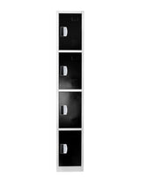 72" H x 12" W 4-Tier Steel Storage Locker with Digital Lock