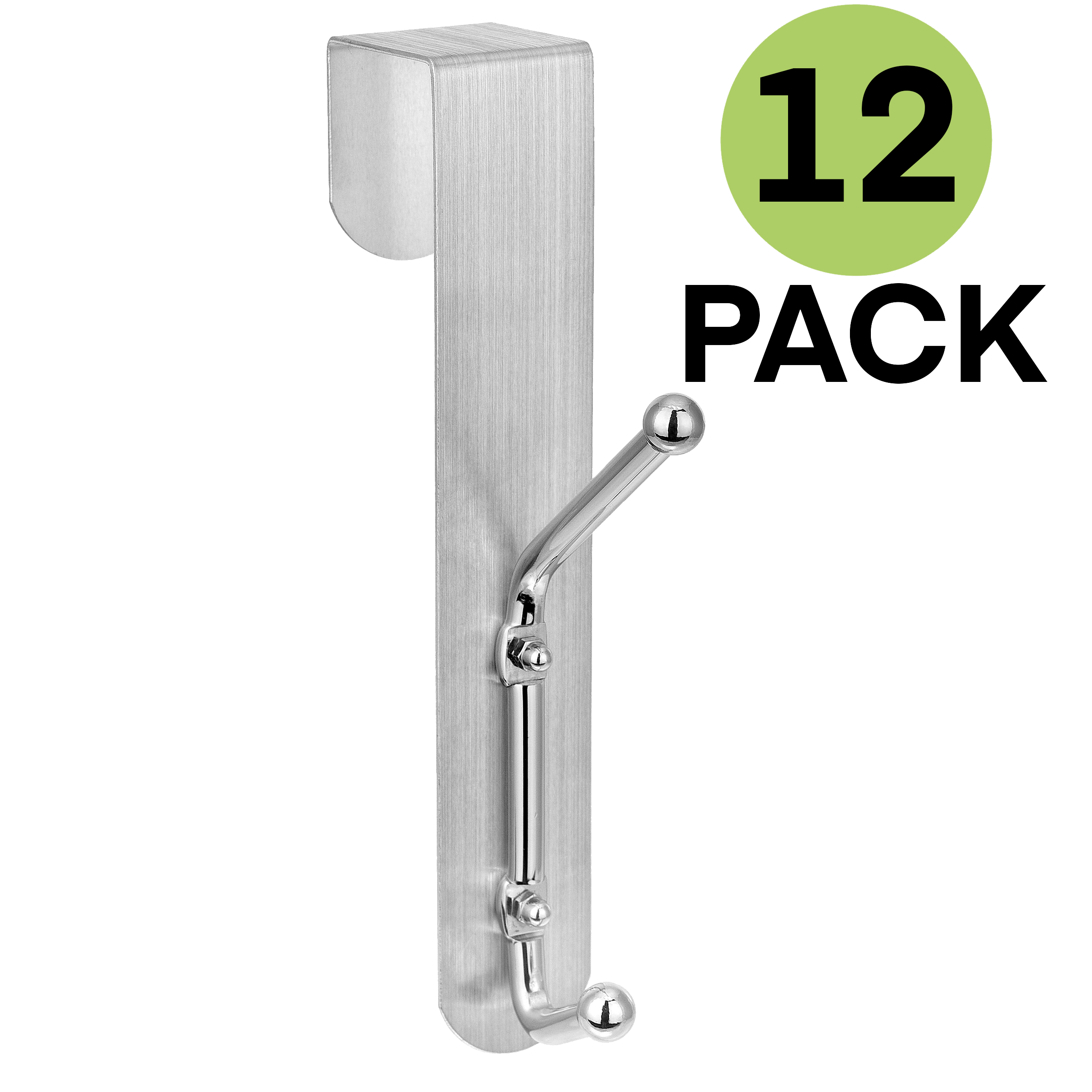 Over the Door Coat Hook 12/Pack