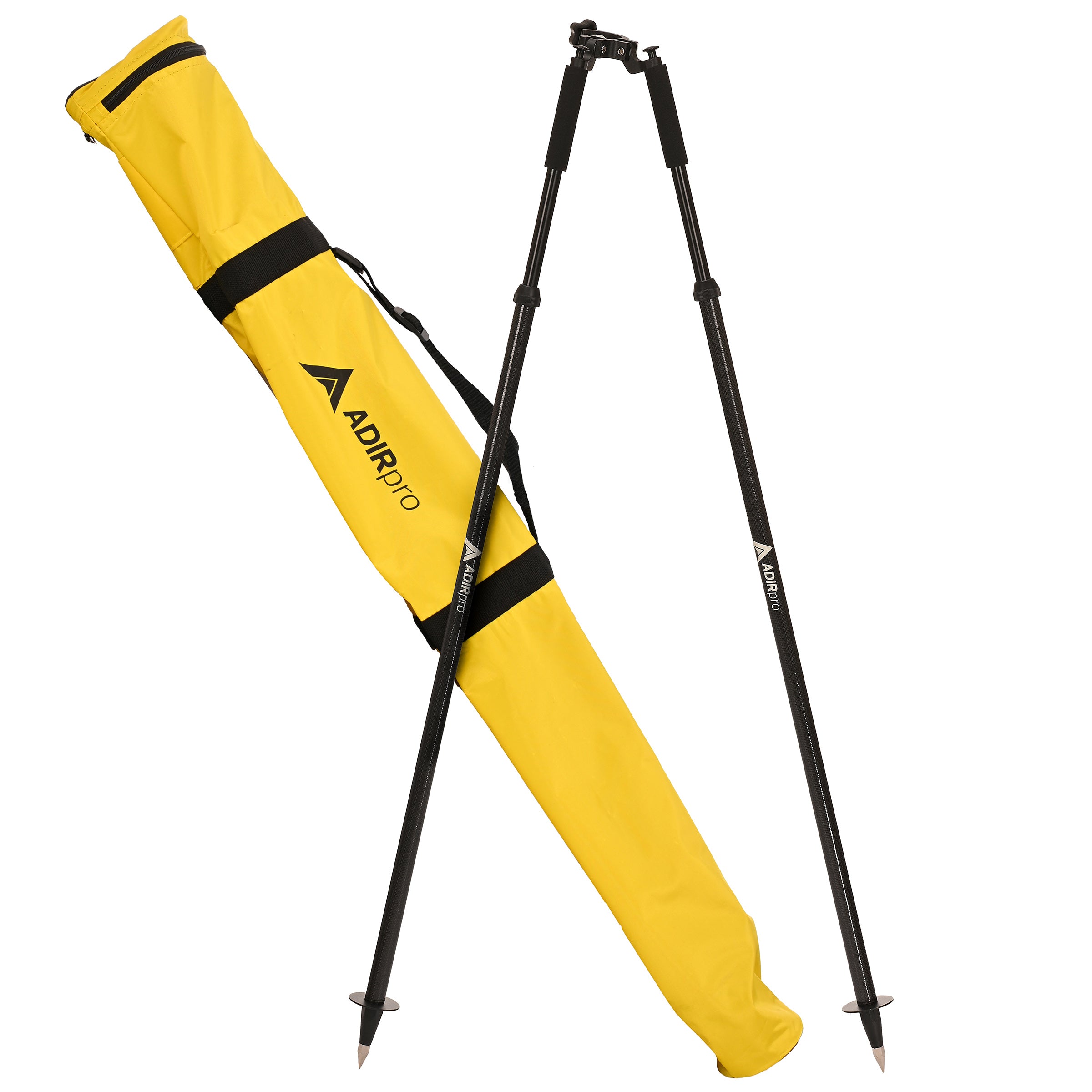 Carbon Fiber Thumb Release Bipod For Prism Poles