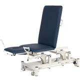 VivaComfort 550 lb. Capacity Elite-Line Antimicrobial Upholstery Adjustable Height Hi-Lo Treatment Table, Black