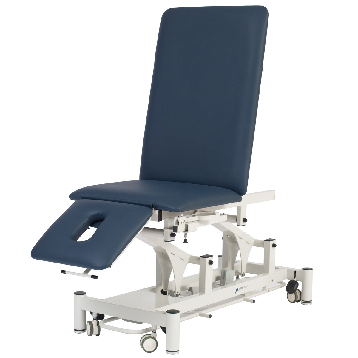 VivaComfort 550 lb. Capacity Elite-Line Antimicrobial Upholstery Adjustable Height Hi-Lo Treatment Table, Black