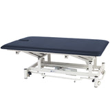 VivaComfort Elite-Line 550 lb Antimicrobial Upholstery Adjustable Height Hi-Lo Therapy Table with Padded Side Rails, Bla
