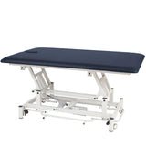 VivaComfort Elite-Line 550 lb Antimicrobial Upholstery Adjustable Height Hi-Lo Therapy Table with Padded Side Rails, Bla