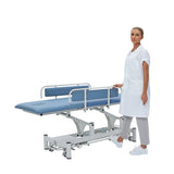 VivaComfort Elite-Line 550 lb Antimicrobial Upholstery Adjustable Height Hi-Lo Power Treatment Therapy Table with Padded
