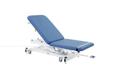 VivaComfort XRO Series 2-Section Electric Height and Back Adjustable Exam Table, 600 lbs Capacity, Blue