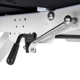 XRO Series 3-Section Electric Height and Back Adjustable Exam Table, 600 lbs. Capacity, Black
