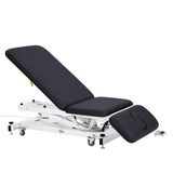 XRO Series 3-Section Electric Height and Back Adjustable Exam Table, 600 lbs. Capacity, Black