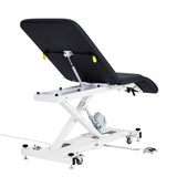 XRO Series 3-Section Electric Height and Back Adjustable Exam Table, 600 lbs. Capacity, Black