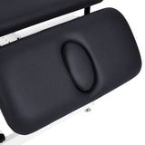 XRO Series 3-Section Electric Height and Back Adjustable Exam Table, 600 lbs. Capacity, Black