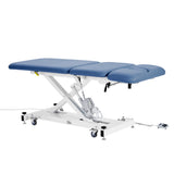 XRO Series 3-Section Electric Height and Back Adjustable Exam Table, 600 lbs. Capacity, Blue