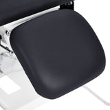 VivaComfort XRO Series 3-Section Electric Height and Back Adjustable Exam Table with Stirrups, 600 lbs Capacity, Black