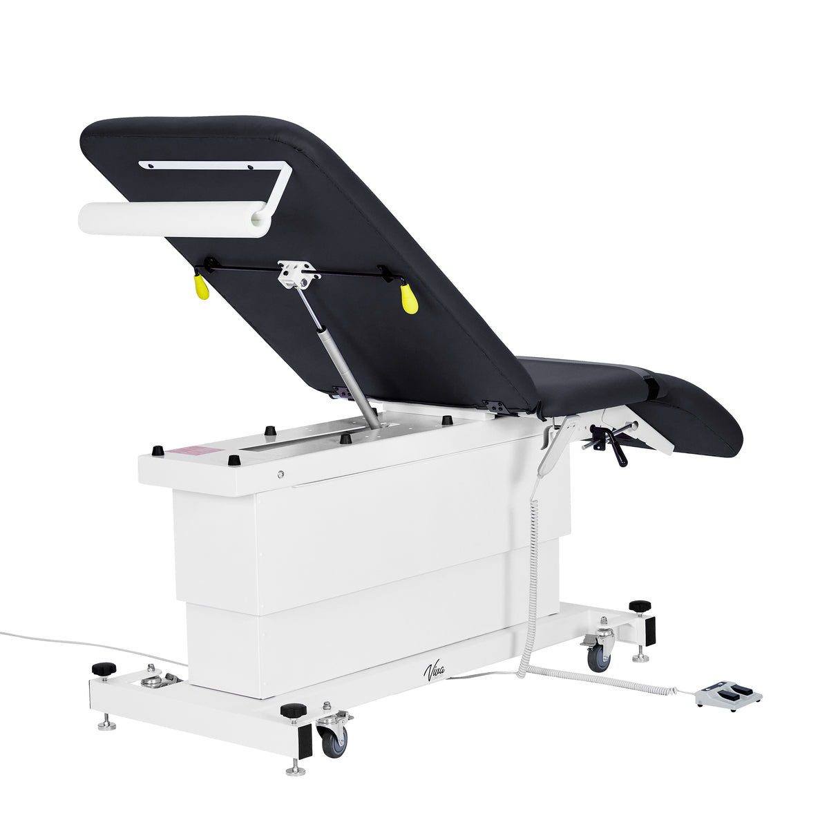 VivaComfort XRO Series 3-Section Electric Height and Back Adjustable Exam Table, 600 lbs. Capacity, Black