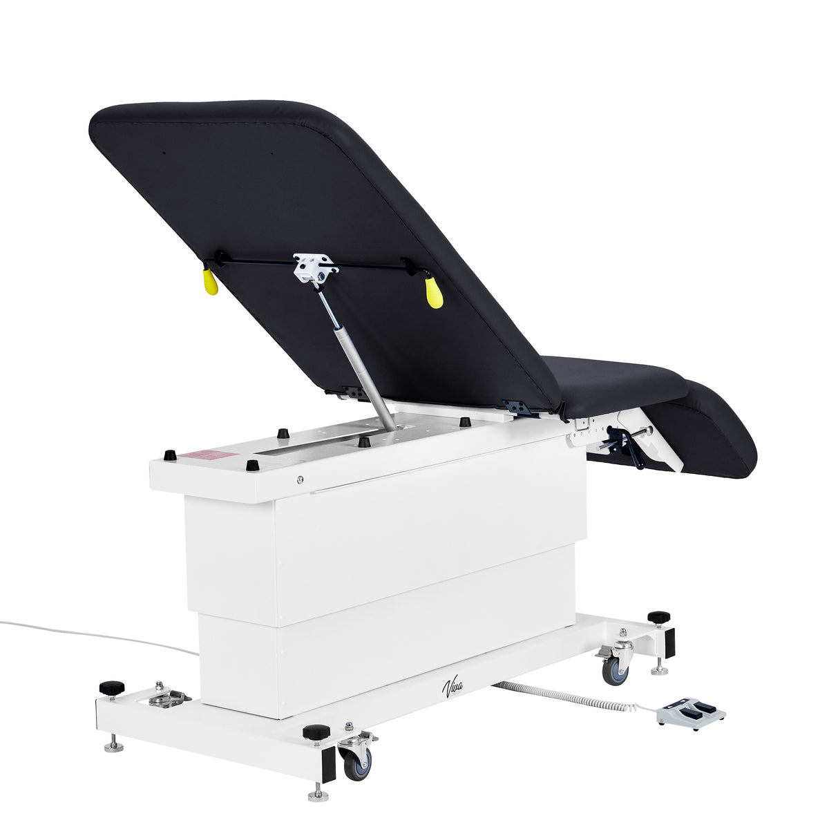 VivaComfort XRO Series 3-Section Electric Height and Back Adjustable Exam Table, 600 lbs. Capacity, Black