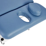 VivaComfort XRO Series 3-Section Electric Height and Back Adjustable Exam Table, 600 lbs. Capacity, Blue