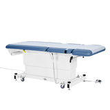 VivaComfort XRO Series 3-Section Electric Height and Back Adjustable Exam Table, 600 lbs. Capacity, Blue