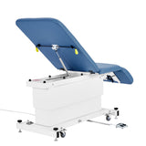 VivaComfort XRO Series 3-Section Electric Height and Back Adjustable Exam Table, 600 lbs. Capacity, Blue