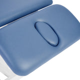 VivaComfort XRO Series 3-Section Electric Height and Back Adjustable Exam Table, 600 lbs. Capacity, Blue