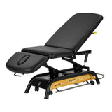 VivaComfort Atlas Power Hi-Lo Physician Treatment Table with 3-Section Top, 441 lb Capacity, Black