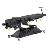 VivaComfort SpineAxis Chiropractic Hi-Lo Motorized Traction-Flexion 7-Section Table, 600 lb Capacity, Black