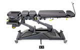 VivaComfort SpineAxis Chiropractic Hi-Lo Motorized Traction-Flexion 7-Section Table, 600 lb Capacity, Black