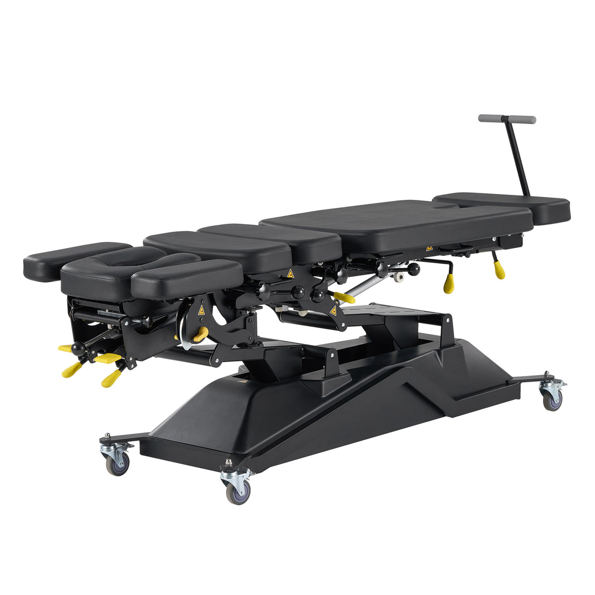 VivaComfort SpineAxis Chiropractic Hi-Lo Motorized Traction-Flexion 7-Section Table, 600 lb Capacity, Black