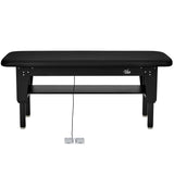 VivaComfort CareLift Bariatric Hi-Lo Medical Rehab Physical Therapy Treatment Table, 6 ft x 30 in, 1500 lb Capacity, Bla