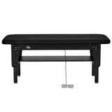VivaComfort CareLift Bariatric Hi-Lo Medical Rehab Physical Therapy Treatment Table, 6 ft x 30 in, 1500 lb Capacity, Bla