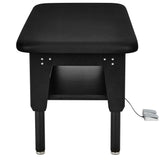 VivaComfort CareLift Bariatric Hi-Lo Medical Rehab Physical Therapy Treatment Table, 6 ft x 30 in, 1500 lb Capacity, Bla