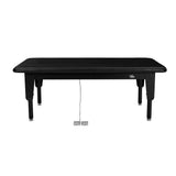 VivaComfort TheraLift Bariatric Hi-Lo Medical Rehab Physical Therapy Treatment Table, 7 ft x 4 ft, 1500 lb Capacity, Bla