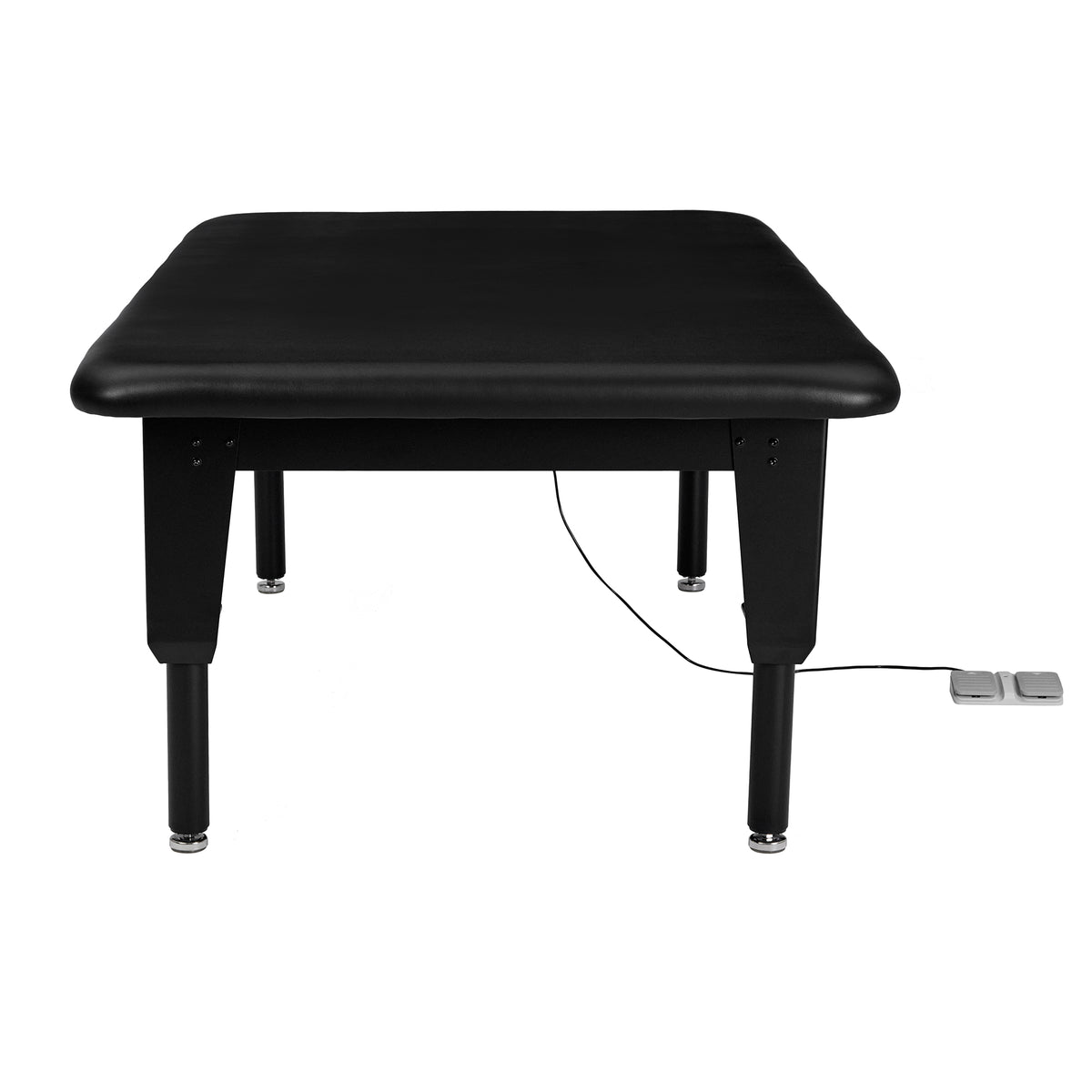 VivaComfort TheraLift Bariatric Hi-Lo Medical Rehab Physical Therapy Treatment Table, 7 ft x 4 ft, 1500 lb Capacity, Bla