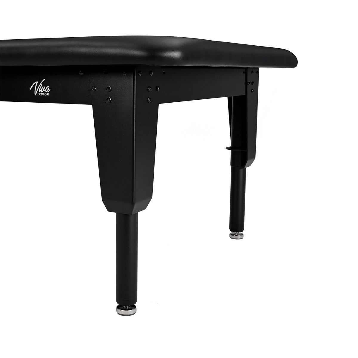 VivaComfort TheraLift Bariatric Hi-Lo Medical Rehab Physical Therapy Treatment Table, 7 ft x 5 ft, 1500 lb Capacity, Bla