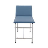 VivaComfort 440 lbs. Capacity Adjustable Backrest Steel Foldable Exam Treatment Table in Black, 440 lb Capacity, Blue