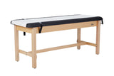 VivaComfort Aristo Wooden H-Brace Physician Exam Table, 27”, Black, 500 lb Capacity, Black