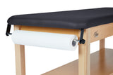 VivaComfort Aristo Wooden H-Brace Physician Exam Table With Shelf, 27”, Black, 500 lb Capacity, Black