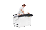 VivaComfort Steel Pediatric Grande Exam Table with Step Stool, Pull-Out Leg Rest, Dual Drawers & Cabinets, 500 lb Capaci