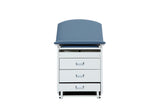 VivaComfort Grande Steel Exam Table with Pelvic Tilt and Antimicrobial Mattress, 500 lb Capacity, Blue