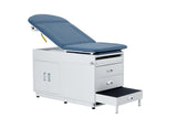VivaComfort Grande Durable Spacious Patient-Centered Design Steel Exam Table with Antimicrobial Mattress, 500 lb Capacity, Blue