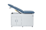 VivaComfort Grande Durable Spacious Patient-Centered Design Steel Exam Table with Antimicrobial Mattress, 500 lb Capacity, Blue