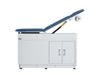 VivaComfort Grande Durable Spacious Patient-Centered Design Steel Exam Table with Antimicrobial Mattress, 500 lb Capacity, Blue