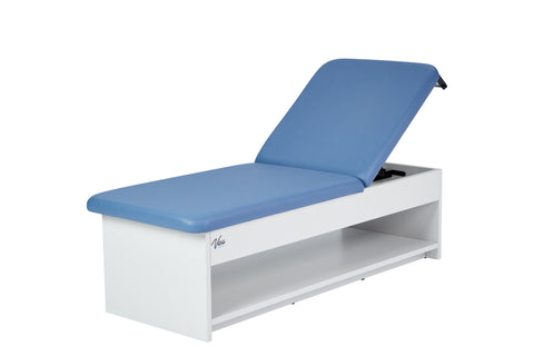 VivaComfort Lucas Recovery Couch with Adjustable Backrest and Storage Shelf, Cabinet Base, 420 lb Capacity, Midnight Express