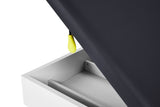 VivaComfort Slimline Exam Table Base with Leg Rest, Step Stool, 2 Drawers, and Stirrups, 420 lb Capacity