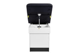VivaComfort Slimline Exam Table Base with Leg Rest, Step Stool, 2 Drawers, and Stirrups, 420 lb Capacity