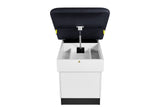 VivaComfort Slimline Exam Table Base with Leg Rest, Step Stool, 2 Drawers, and Stirrups, 420 lb Capacity