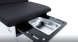 VivaComfort Stainless Steel Basin for SlimLine Table, Black