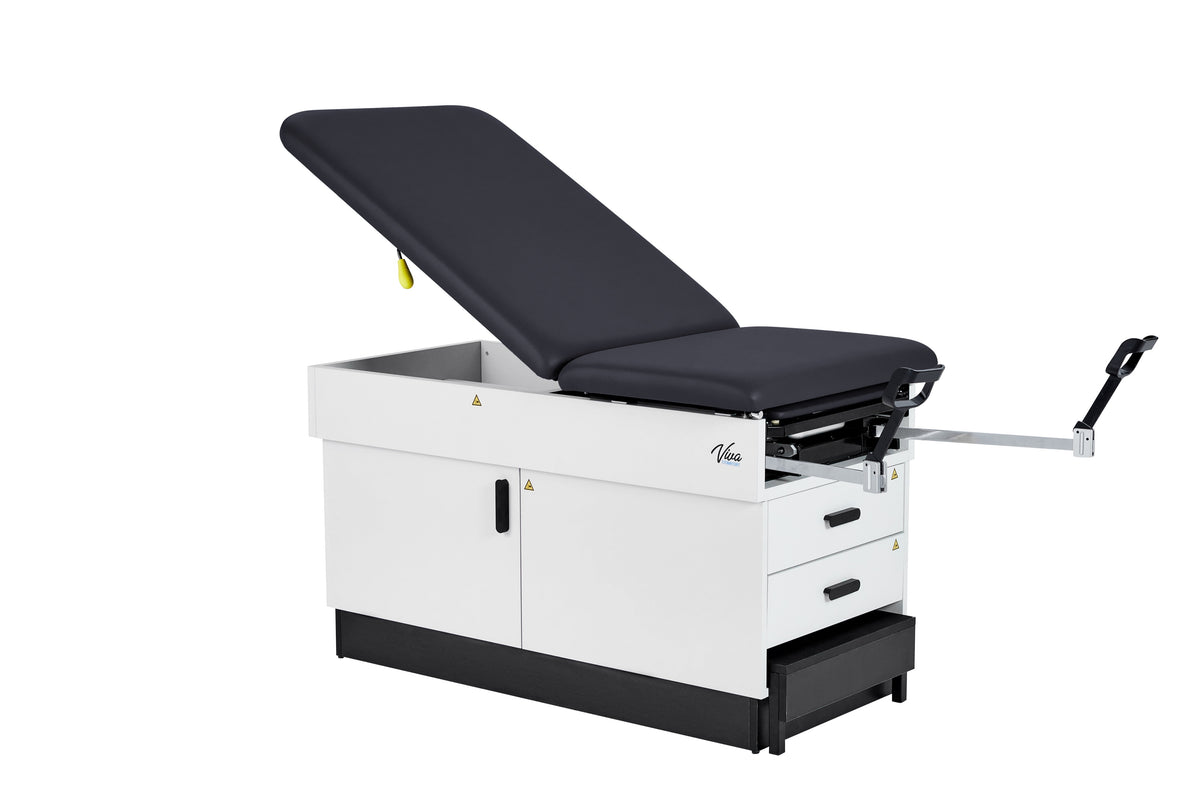 VivaComfort Stirrups for SlimLine Exam Table, Metal