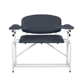 VivaComfort 750 lb. Capacity Bariatric Extra-Tall Phlebotomy Blood Drawing Chair, 750 lb Capacity, Black