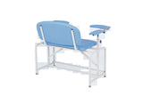 VivaComfort 750 lb. Capacity Bariatric Extra-Tall Phlebotomy Blood Drawing Chair, 750 lb Capacity, Blue